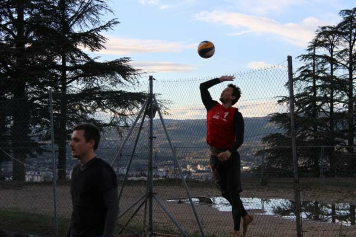 Service de Thibault durant le King of cold de Barobeach