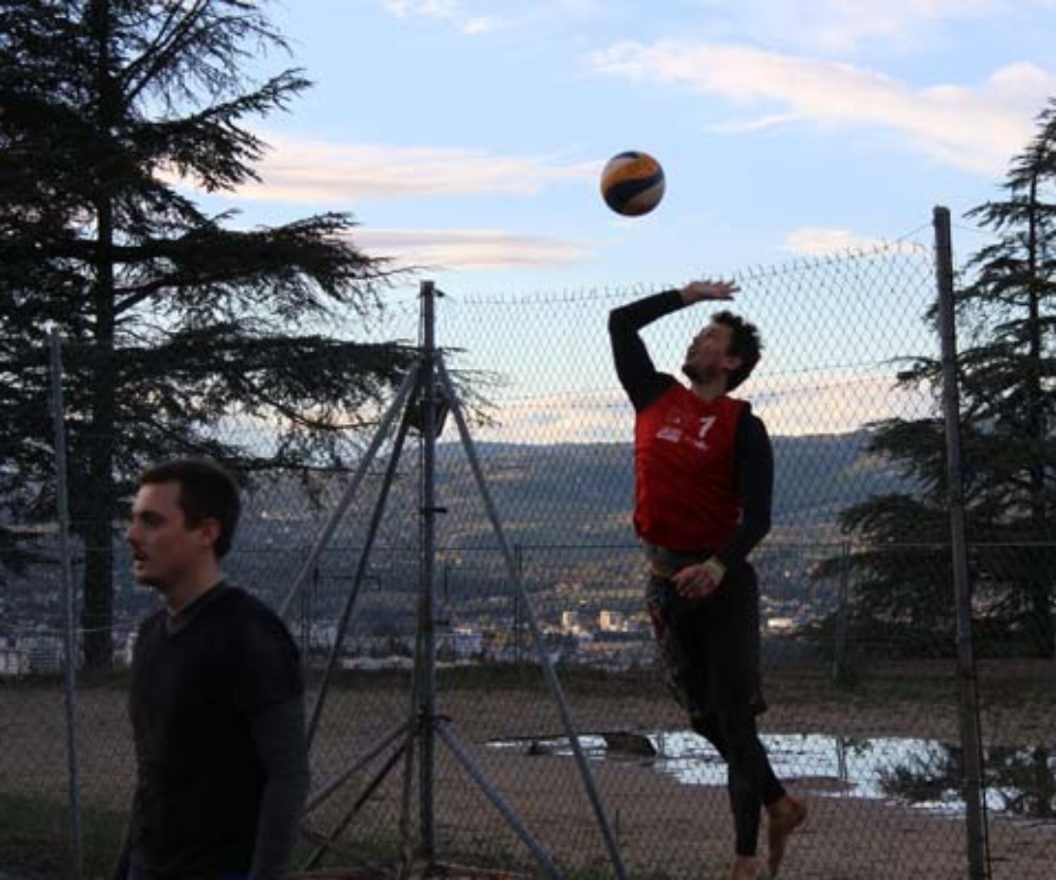 Service de Thibault durant le King of cold de Barobeach